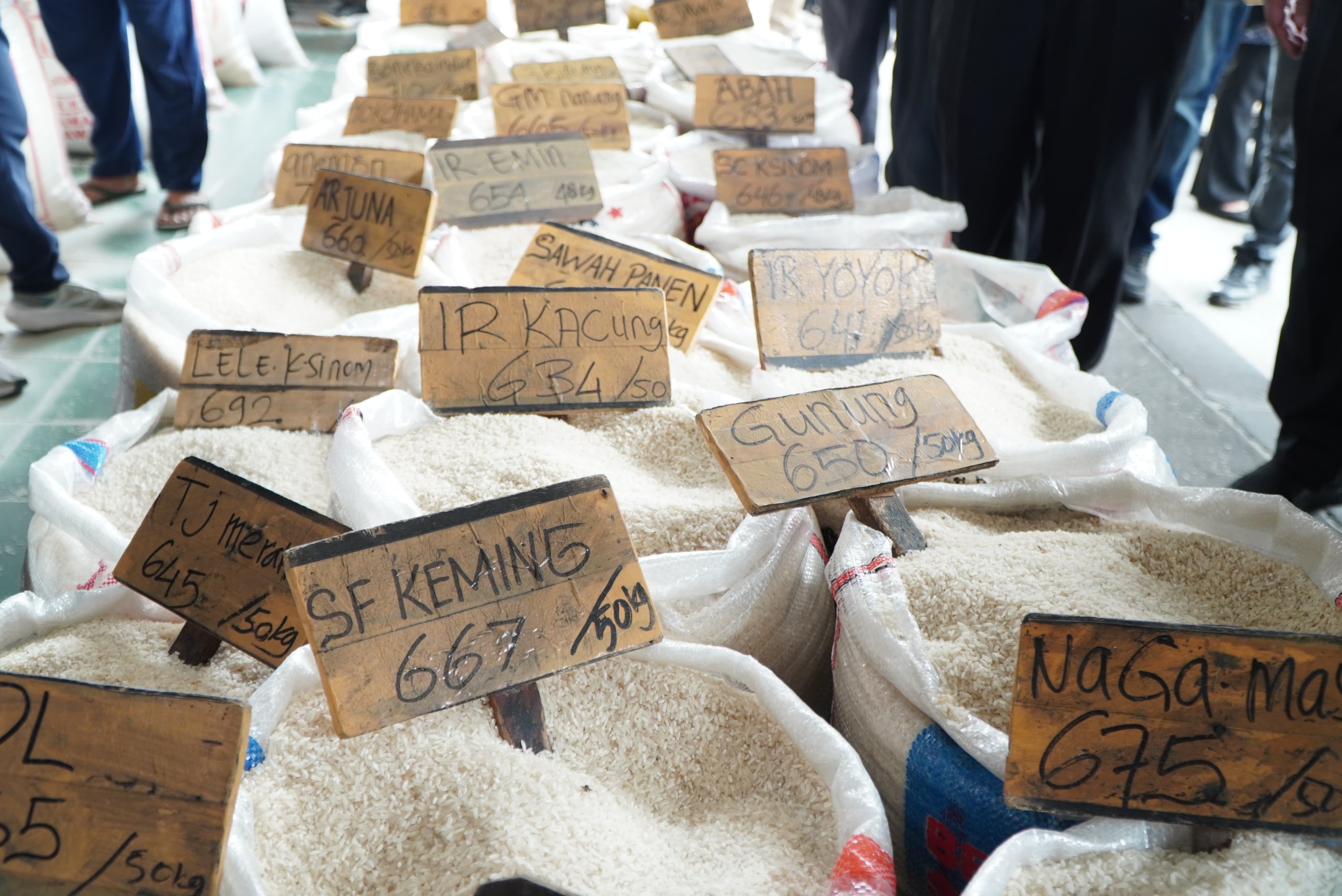 Aneka jenis beras yang ada di pasaran