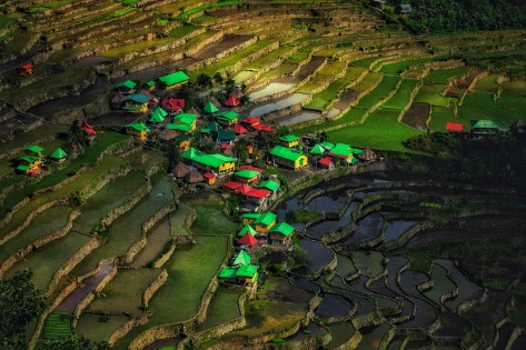 Terasering di desa Batad Filipina
