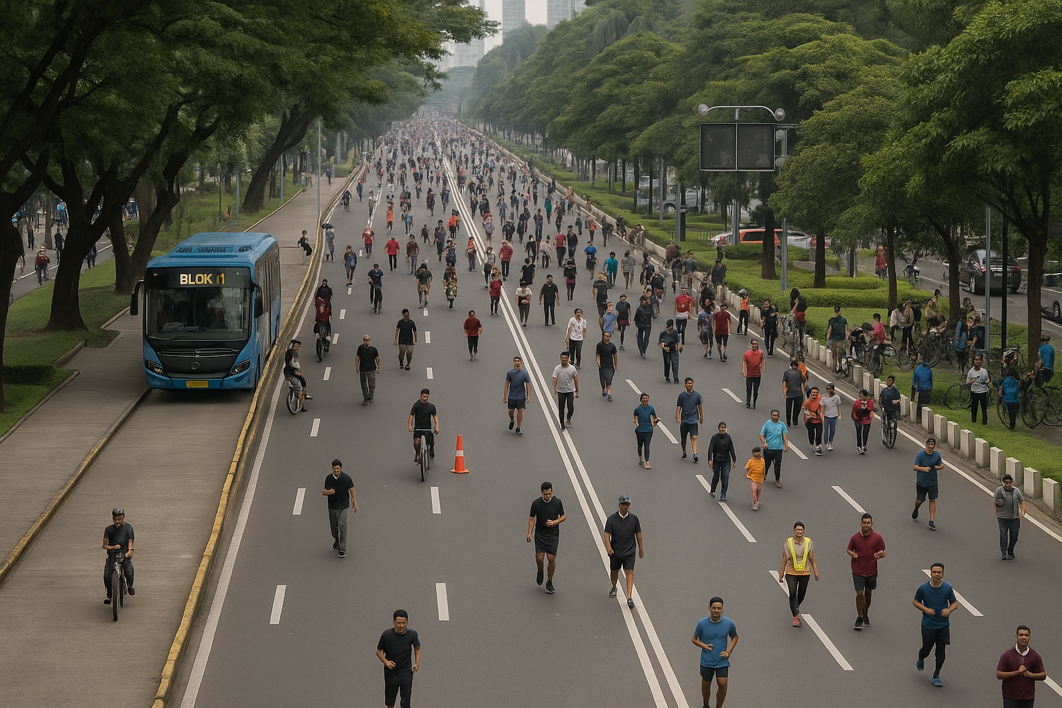 Catat, 17 Agustus Tahun Ini Car Free Day Ditiadakan