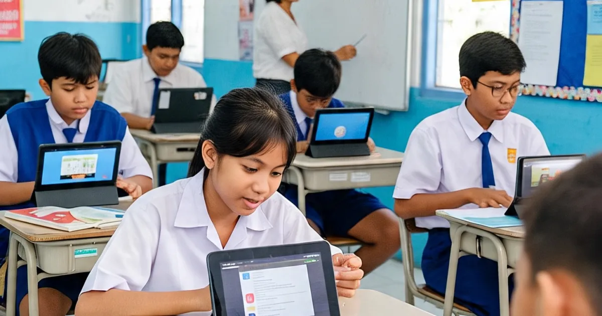 Semua Siswa Sekolah Rakyat Dipastikan Dapat Tablet Untuk Belajar
